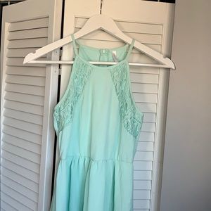 Teal cocktail dress 👗
